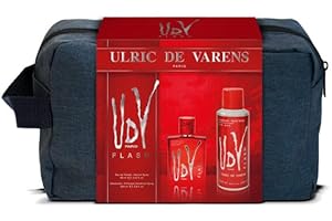 ‎ULRIC DE VARENS ULRIC DE VARENS - Federmäppchen UDV Flash – Eau de Toilette für Herren, 60 ml + Deodorant 200 ml – Farn Orientalisch Marine – Hergestellt in Frankreich