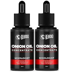 Beardo Onion Oil for Hair Growth and Hair Fall Control (25 ml) (Pack of 2)
