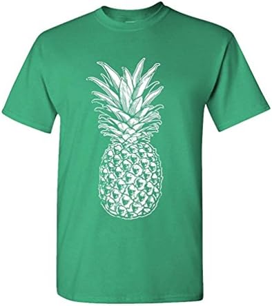 Skull Pineapple - Retro Style Hipster - Mens Cotton T-Shirt