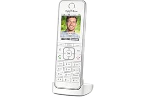 AVM FRITZ!Fon C6 UK Edition DECT (cordless telephone with HD telephony, high-resolution, colour display and optimal for FRITZ!Box with DECT base station)