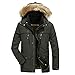 Produktbild ITISME Herren Pullover Mens Winter Mittellanger Reißverschluss Symmetrische Tasche Verdickter Hoodie Baumwollmantel