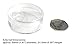 3x 20mL EMPTY PLASTIC JARS POTS w/ CLEAR SCREW LIDS & SIFTERS For Cosmetics/Powder/Mineral Make Up/Blusher/Foundation