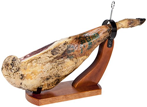Schinkenhalter Huelva mit Anti-Rutsch-Füßen und Schinkenmesser – Jamonero - 2