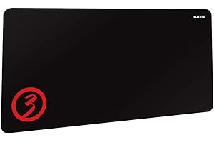 OZONE GAMING GEAR Alfombrilla Gaming Ozone Ground Level EVO - Diseño Gamer - Alfombrilla XL - Ergonomica, Superficie Tela Suave, Base de Goma, Antideslizante, Negro