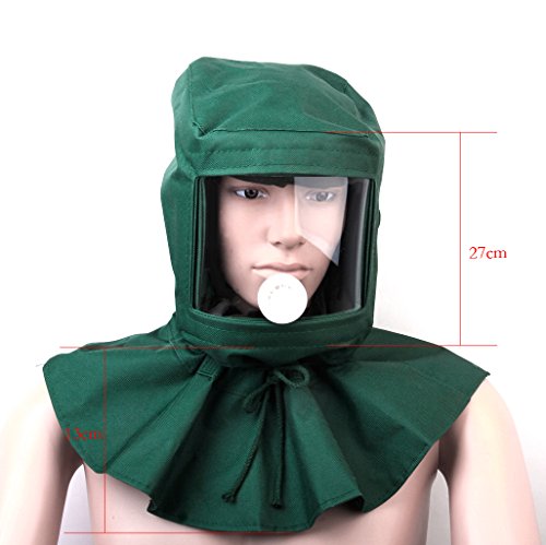 Sandstrahler Sandstrahlhaube Maske Anti Werkzeuge Wind Schutzmaske - 8
