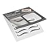 Smoky Eyes Makeup Fine Black Eyeliner Eyelash Sticker Double Eyelid Tape Eye Temporary Tattoo KH-14