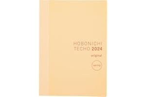 ほぼ日 Hobonichi Techo oryginalna książka, japoński, A6, codzienny planer miesięczny, początek kwietnia 2024 r., początek/słońce
