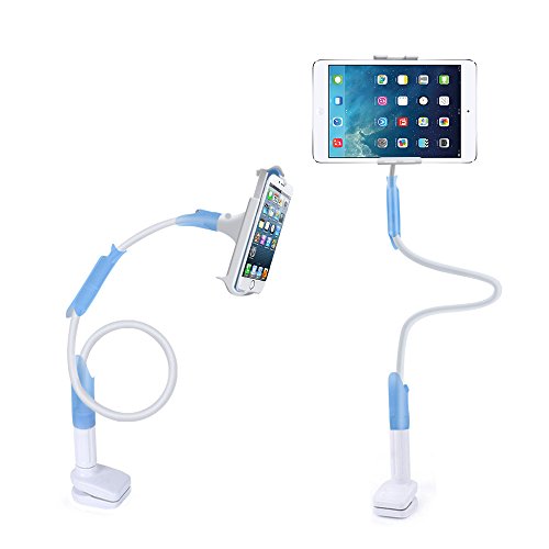 iCozzier Braccio Di Supporto Ultra-Stabile, Adatto Alla Maggior Parte Dei Cellulari e Tablet/Braccio Lungo 100cm/ Pieghevole a 360 Gradi/Chiusura a Spirale