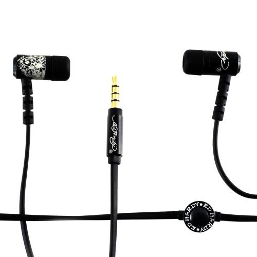 Preisvergleich Produktbild Ed Hardy In-Ear Ohrhörer Schwarz