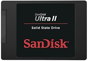 SanDisk Ultra II Interne SSD 500GB Sata III 2,5 Zoll bis zu 545 MB/Sek.