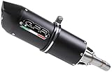 Homologado para uso carretera GPR Italia Escape homologado con tubo de conexión para R 1200 GS 2010/12 - Adv 2010/13, Furore negro