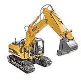 √ Das professionelle Hochleistungsbagger-Spielzeug ist die realistischste Nachbildung eines Baggerbautraktors. Dieser extrem leistungsstarke und gut gebaute Hochleistungs-Traktorbagger im Maßstab 1:14 mit seinen leistungsstarken Motoren und den schweren Gummiketten ermöglicht alle Funktionen. Die Größe des Bauwagens ist 16 
