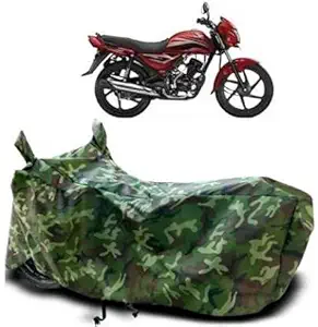Generic Waterproof Two Wheeler All Bike Cover hondas-sp-125-14.Army Color