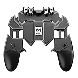 Botón de disparo de aleación: este par de botones de disparo y objetivo de los gatillos de juego con gamepad te ofrece un verdadero joystick físico para una mayor precisión con juegos basados en pantalla táctil. Sensible y no retrasado, no se escapa.
