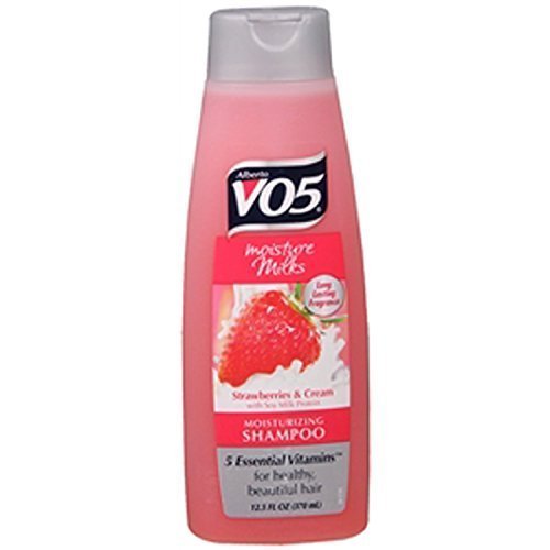 Alberto VO5 Moisture Milks Strawberries & Cream Moisturizing Shampoo 12.5 oz. (Pack of 3) by Alberto VO5