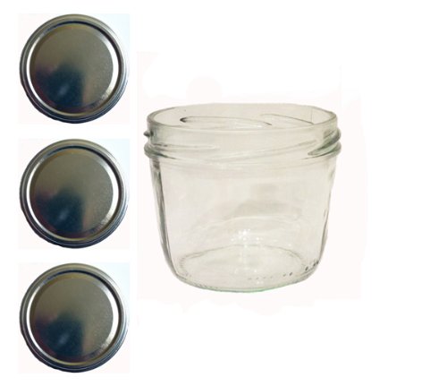 40 Sturzgläser 230 ml Marmeladengläser Einmachgläser Einweckgläser To 82 Gold