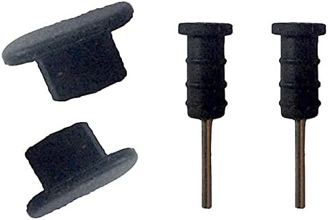 VB iPhone 5 Anti Dust Protector Plugs MEGA PACK (24 Pieces) (BLACK)