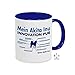 Produktbild Tasse Kaffeebecher AKITA INU INNOVATION Teileliste Hund Hunde fun Siviwonder blau