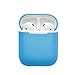 Price comparison product image ROHSCE AirPods Silicone Box Apple AirPods Earphone Case Silicone Shock Proof Protective Case Cover Anti Lost Non-Slip Case for Apple Airpods Air Pods (blue)