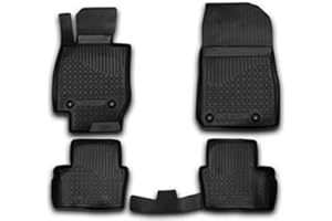 Element tappetini in Gomma 3D Premium su Misura Adatti per Mazda CX-3, MK 1 (I), 2015->, Fuoristrada 5 Porte, 4 Pezzi.