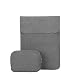 Produktbild Trendy 2Set iPad Mac Schutztasche Ultra Dünn Lenovo Schutzhülle Elegante Schutzhülle Tasche (7 Zoll, Dunkegrau)