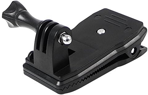 granvoo ABS 360-degree Rotating Clamp Mount with Thumb Screw for GoPro Hero5/3 +/3/4, vtin, AKASO Cymas, Apeman, Lightdow, odrvm, vtin, pictek, GT Road, Campark, soocoo Sports Camera