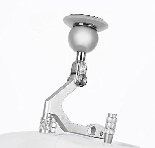 YKS ACEHE Aluminum Alloy Magnetic Monitor Mounting Bracket For DJI Phantom 3/4 Transmitter, Phantom Rmote Control Holder Silver