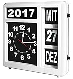 retro clock widget apk VINTAGE WANDUHR mit großen Zahlen und Ziffern zeigen Uhrzeit, Datum sowie die Jahreszahlen klar und deutlich