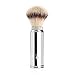 Muhle Synthetic Silvertip Fibre Travel Shaving Brush With Nickel Plated Handle