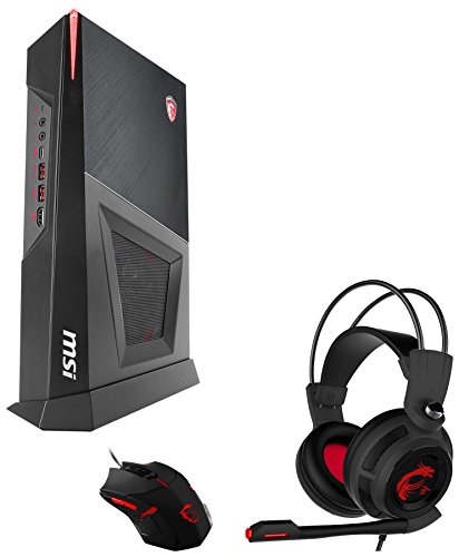 MSI 9S6-B90611-032-H01-0001736 Trident 3 VR7RC-032DE Desktop PC (Intel Core i5-7400, 1000GB Festplatte, 8GB RAM, Geforce GTX 1060, Win 10 Home) schwarz