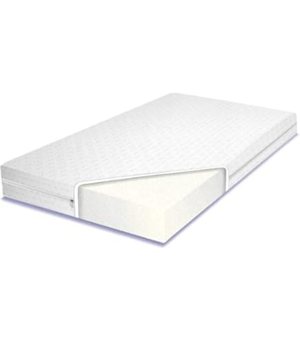 miasuite i sogni italiani Matras voor Frans bed, 120 x 190 x 13 cm, van orthopedisch en opvouwbaar polyurethaan, Summit