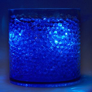 4er Set LED Teelicht Blau wasserdicht, Unterwasser Teelicht - 2