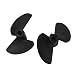 Produktbild sourcingmap® RC Boot 2 Klingen Plastik Drehbare Propeller 32mm P/D1.4 3214 2 Teile