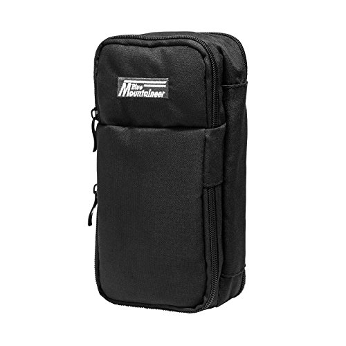 BlueMountaineer Kompakter Kulturbeutel | Kulturtasche, 25 cm, Schwarz - 6