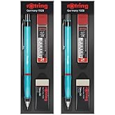 Rotring Visuclick Versatil Kalem 3&rsquo;l&uuml; Okul Seti, U&ccedil;lu Kalem 0.7 mm, 0.7 U&ccedil; 2B, Silgi Hediye - Mavi 2li paket