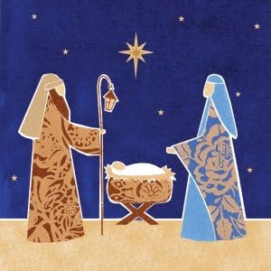 10 TEARFUND CHARITY Religious Christmas Cards Crib Scene - Christian