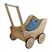 Produktbild Puppenwagen „Nostalgie“ aus Buchenholz, mit Gummireifen für leise Laufgeräusche, inkl. bunter Wäsche