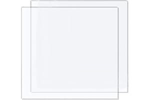 DARENYI 2 discos acrílicos de 30 cm, láminas acrílicas de 3 mm, plexiglás, cristales, placas de plástico transparente para marcos de fotos, exposición, pintura, etc