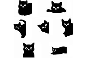 YEHUIMEI YM 7Pcs Marca Paginas Libros,Marcador De Libro Regalo,Marcapaginas Originales Forma De Gato,Marcapaginas Magneticos,Marcadores De Página,Regalos Cumpleaños,Regalos De Navidad Y Halloween Para Niños