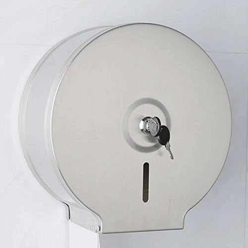 QZz Bath Bathroom 304 Stainless Steel Large Roll Holder Hotel Toilet Paper Towel Rack Bathroom Tray Paper Towel Box Toilet Paper Holders ( Color : B )