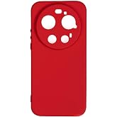 Aksesuarcim Xiaomi Mi 17 Ultra ile Uyumlu Silikon Kılıf Mat Pastel Renkli Parmak İzi Bırakmayan Yumuşak Kapak Biy Kırmızı
