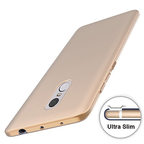 Oro Ultra-delgado Funda Case Cover y Protector de Pantalla Para Xiaomi Redmi Note 4 Vooway   MS70203