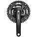 Produktbild Shimano Kurbelgarnitur FC-M371 KRG 175 mm m. Kettenschutz schwarz schwarz 9 Speed