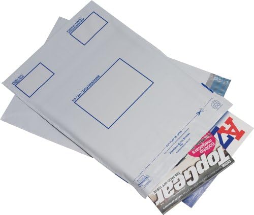 GoSecure Envelope Extra Strong Polythene 240 x 320 mm Opaque (Pack of 100), White