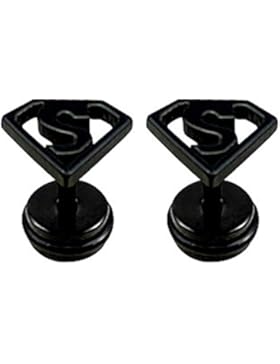 Fake Plug, Chirurgenstahl 316L, Gr.S, wirkt wie 6G, 6mm, 1 Paar (2Stück)