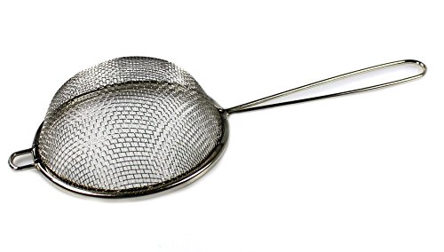 COM-FOUR® Feinmaschiges Küchensieb Siebe Edelstahl ⌀ 9,0 cm (4er Set) - 5