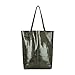 Produktbild SKUTARI original Damen Leder Shopper Vittoria Dunkelgrün | Handtasche in Schlangenleder-Optik mit eingenähter Innentasche | Beuteltasche Tragetasche | 36 x 38 x 13 cm
