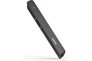 【Angepasste Schaltfläche】NORWII N36 pointer 100m, Multifunktionaler Präsentations-Clicker Für Powerpoint, Hyperlink-Unterstützung, Medienwiedergabe/Pause, Vorheriger/Nächster Titel, Alt + F4 usw