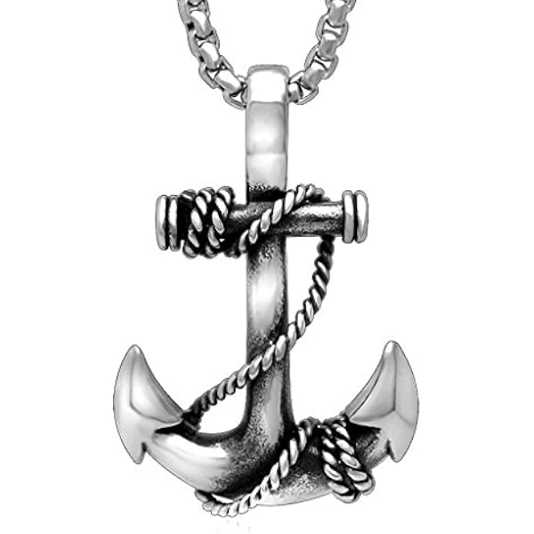 Collier Pour Homme Avec Pendentif Poker As De Pique - Chaîne Acier Inox 56 Cm, Hypoallergénique