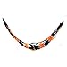 Produktbild DealMux Home Camping Freizeit Outfitter geknotete Net Hammock Schlafenbett Schwarz Orange
